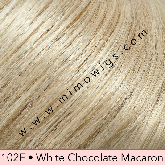 102F • WHITE CHOCOLATE MACARON | Pale Platinum Blonde with Pale Natural Gold Blonde Blend