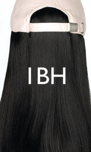 Black Hat with Classic Hair by Henry Margu | shop name | Medical Hair Loss & Wig Experts.