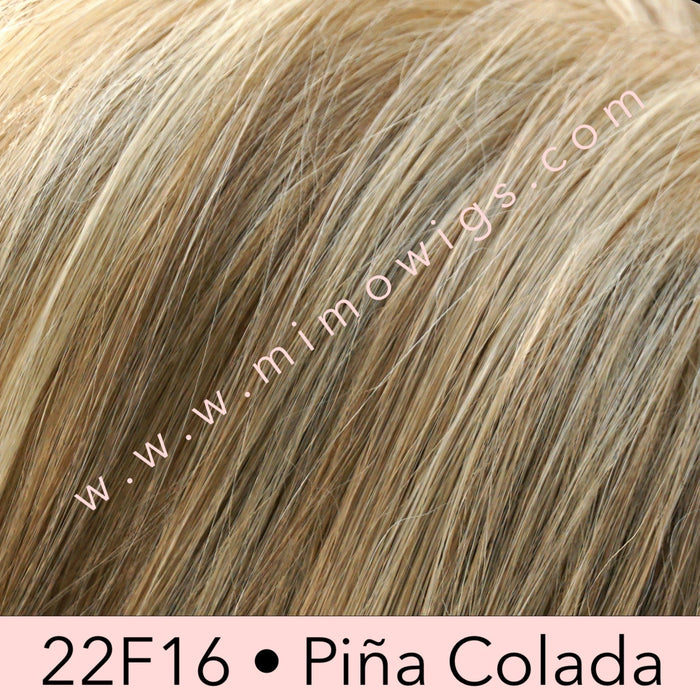 22F16 • PIÑA COLADA | Light Ash Blonde & Light Natural Blonde Blend with Light Natural Blonde Nape