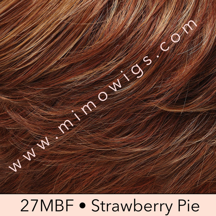 27MBF • STRAWBERRY PIE | Dark Red-Gold Blonde with Med Red Nape