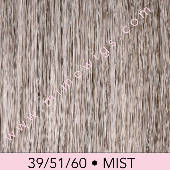 39/51/60 • MIST | Pale grey blended with subtle light brown shades. A lighter lace front  & gradation of colour.