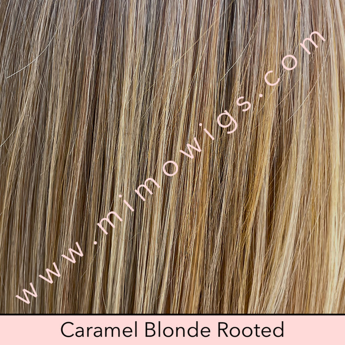 CARAMEL BLONDE ROOTED | 30/27/613+10 •••