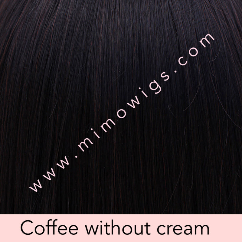 COFFEE WITHOUT CREAM • 1B/2/33 |  A blend of black + darkest brown & deep rich caviar