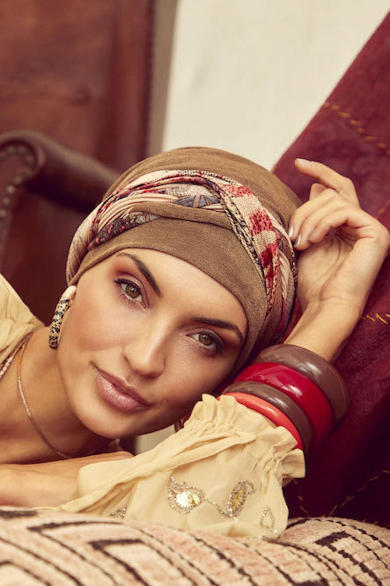 Scarlett Turban Set by House of Christine (3032) | Boho Spirit Collection