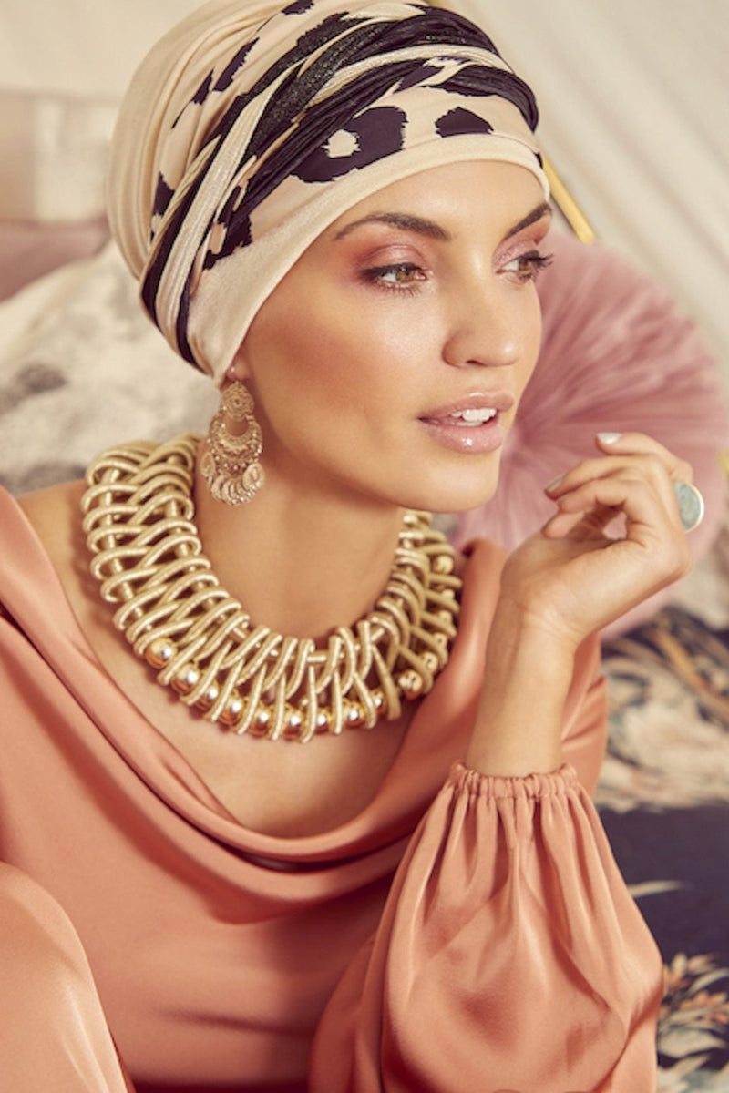 Scarlett Turban Set by House of Christine (3032) | Boho Spirit Collection