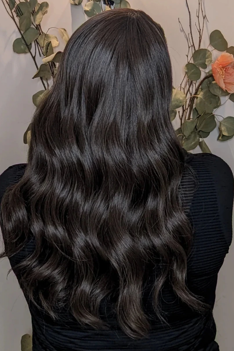 Dark Brown HD Headband wig | Encelia Hair