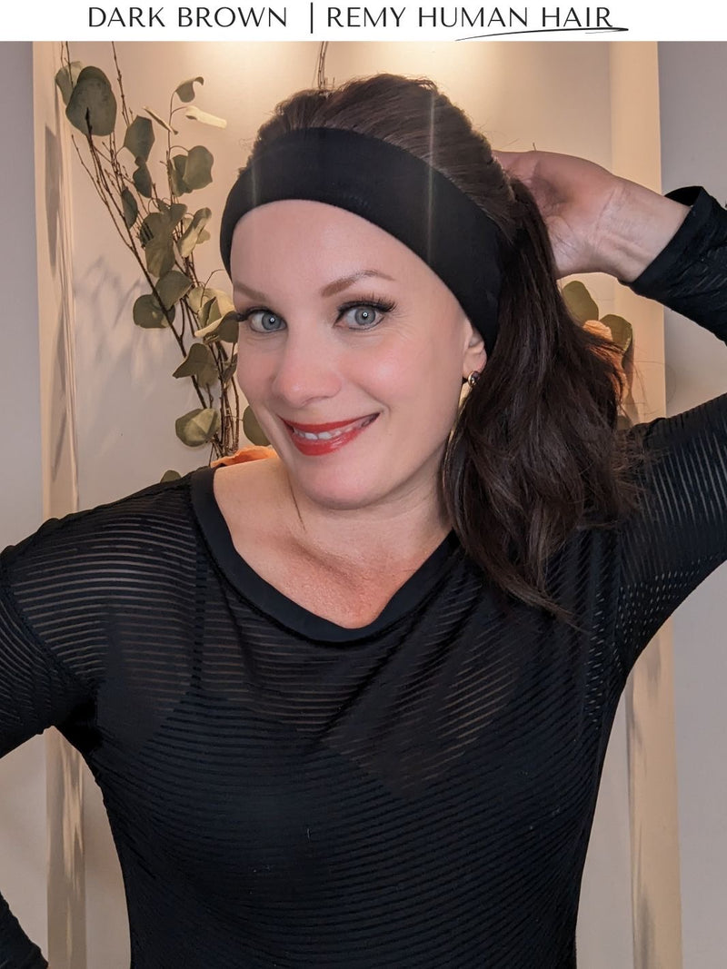 Headband Wig • Remy Human Hair • Hand Tied | Encelia Hair