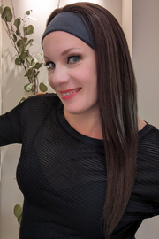 Dark Brown | Encelia HH Headband Wig