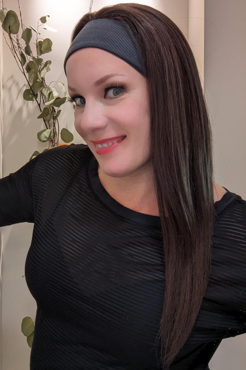 Dark Brown | Encelia HH Headband Wig