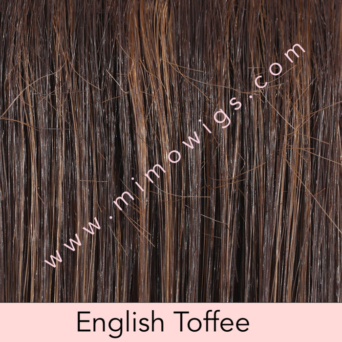 ENGLISH TOFFEE • 6F27 |  Med Brown w/ Caramel highlights