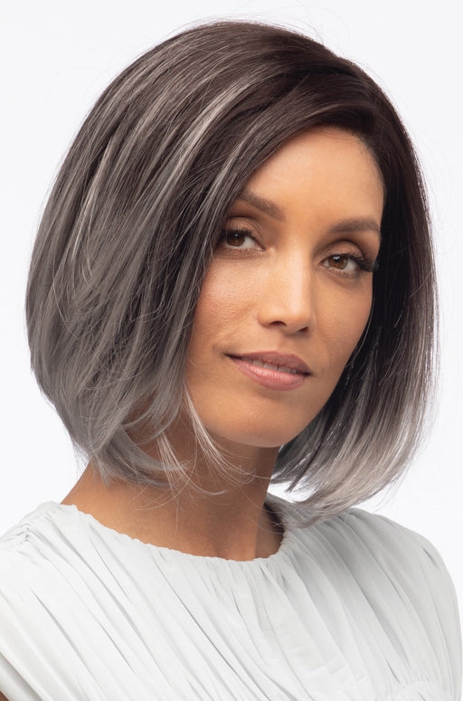 GRAYDIENT STORM ••• Dark Brown Roots that Melt into Light Gray & Silver Tones Towards the Ends | Jamison