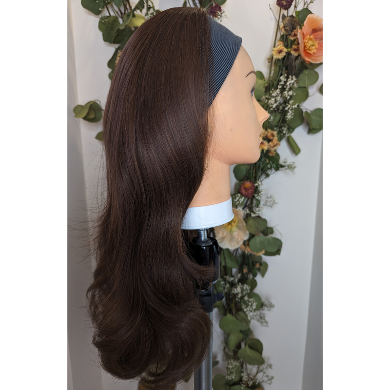 Headband Wig • Luxury Synthetic • Hand Tied | Encelia Hair