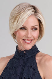 101/88/27s8 • CATALINA BLONDE | Pale Natural Blonde & Pale Warm Blonde with Pale Cool Blonde highlights w/ bright cool blonde money piece shaded with darker rooting