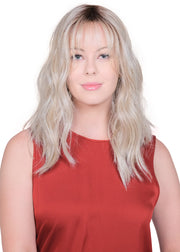 BRITISH MILKTEA • 10/60/103 R8 ••• Cool Light Brown tones with cool ash blonde and fine lilac overtone soft bronde with a mid brown root. Cool tone bronde