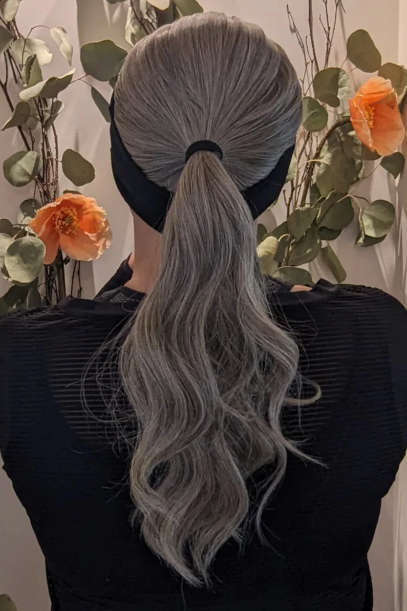 Light Grey HD Headband wig | Encelia Hair