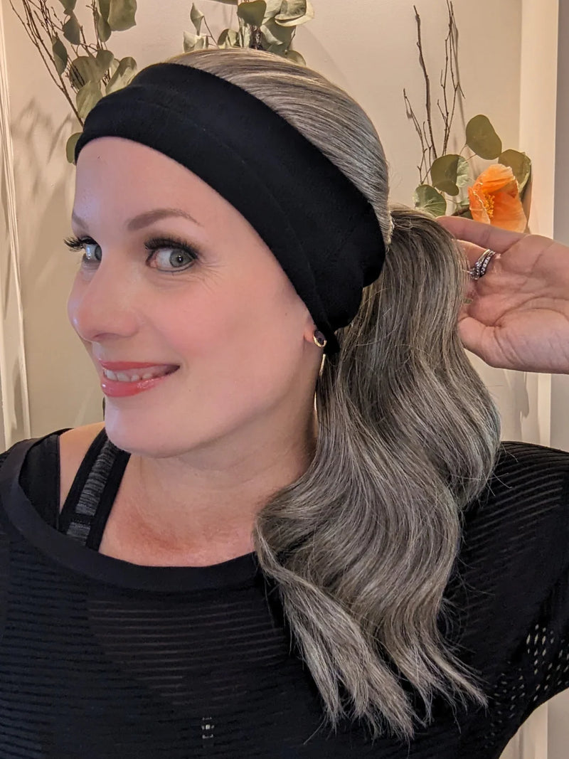 Headband Wig • Heat Friendly Synthetic • Hand Tied | Encelia Hair