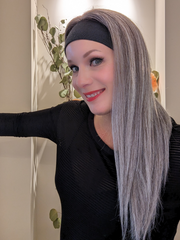 Light Grey | Encelia HH Headband Wig