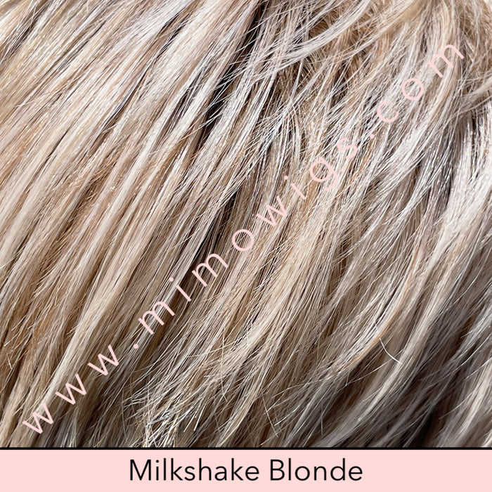 MILKSHAKE BLONDE ROOTED | 12/19/23+8 |  Mixture of Lt sandy brown highlighted w/ Lt ash blonde w/ a hint of Lt platinum blonde w/ Med root colour