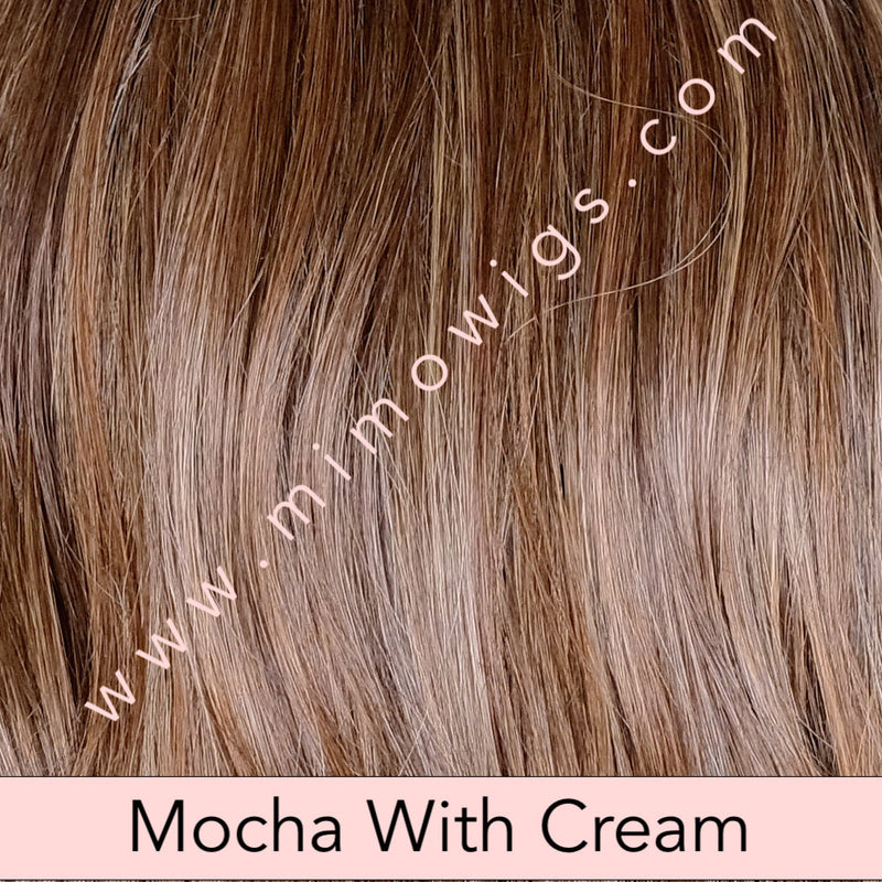 Ultimate Handtied Lace Front Topper 12" by Belle Tress • Café Collection