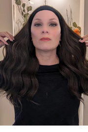 Medium Brown HD Headband wig | Encelia Hair