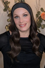 Medium Brown HD Headband wig | Encelia Hair
