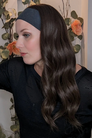 Medium Brown HD Headband wig | Encelia Hair