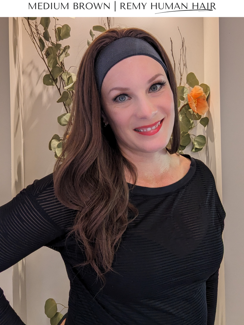 Headband Wig • Remy Human Hair • Hand Tied | Encelia Hair