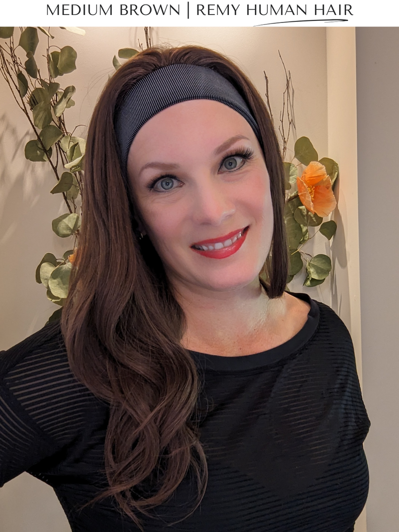 Headband Wig • Remy Human Hair • Hand Tied | Encelia Hair