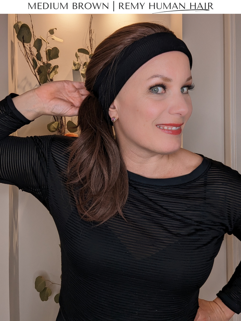 Headband Wig • Remy Human Hair • Hand Tied | Encelia Hair