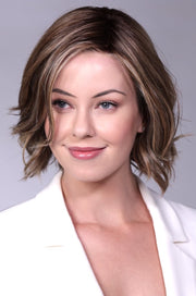 SUNKISSED ALMOND ROOTED • 4/27/613+8 |  A combination of Med & Lt brown HL w/ Lt gold blonde & hint of cooler blonde + rooted with Med & Lt brown