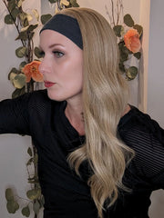 Natural Blonde HD Headband wig Encelia Hair