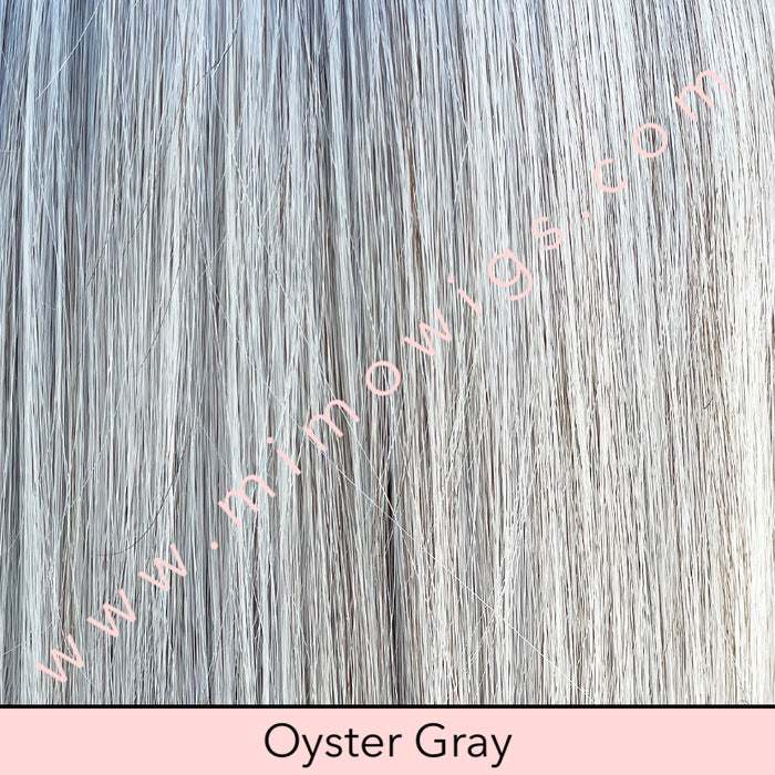 OYSTER GRAY • 56/60 |  Unrooted grey - A mixture of lightest grey w/ hint of white creating natural but fashionable grey mix