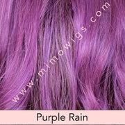 PURPLE RAIN • F11/118R+12 |  A blend of warm raspberry & purple hued tones blended w/ Lt brown root
