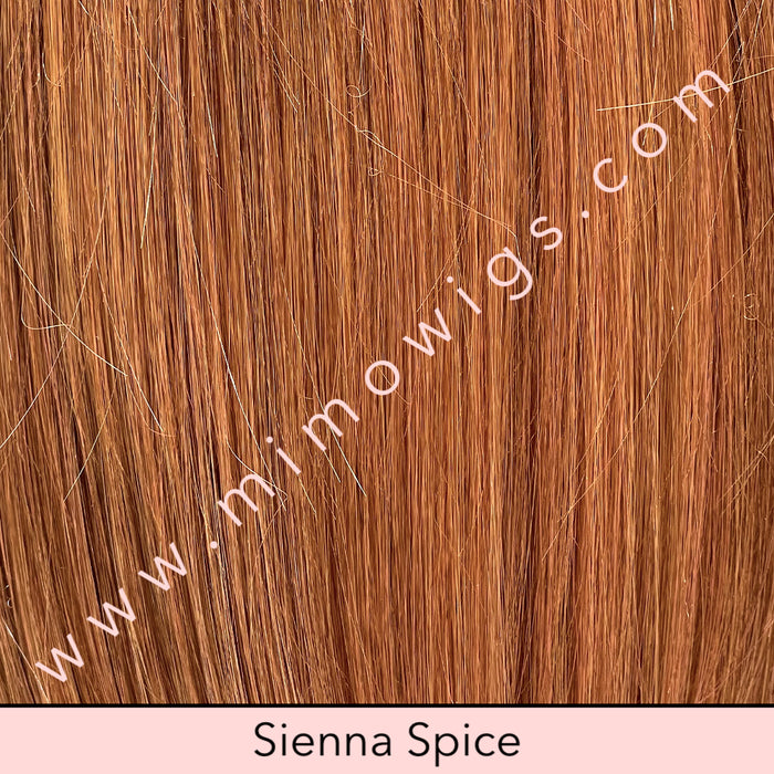 SIENNA SPICE | 30+ Orange Strawberry |  True Lt strawberry blonde/red w/ low light & highlights for variegated dimension • Unrooted