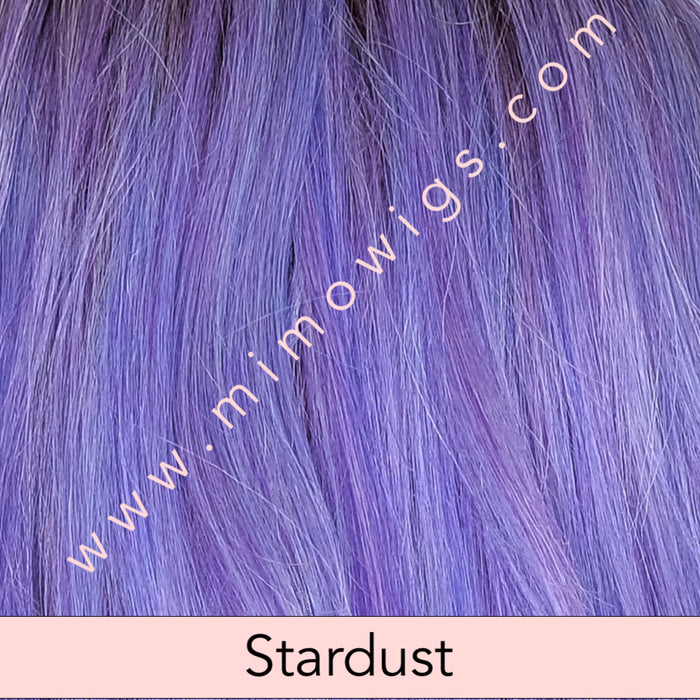 STARDUST • 22/2R12 ••• A cool toned vibrant purple shade with light brown rooting