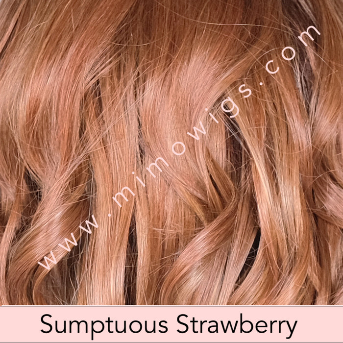 SUMPTUOUS STRAWBERRY • 6R/144/88B |  A Blend of auburn w/ coper & Dk red w/ a Mid brown root