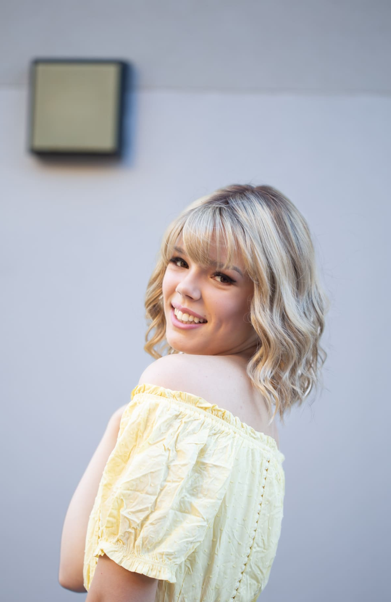 Sandy with a Fringe by The Petite Wig Company