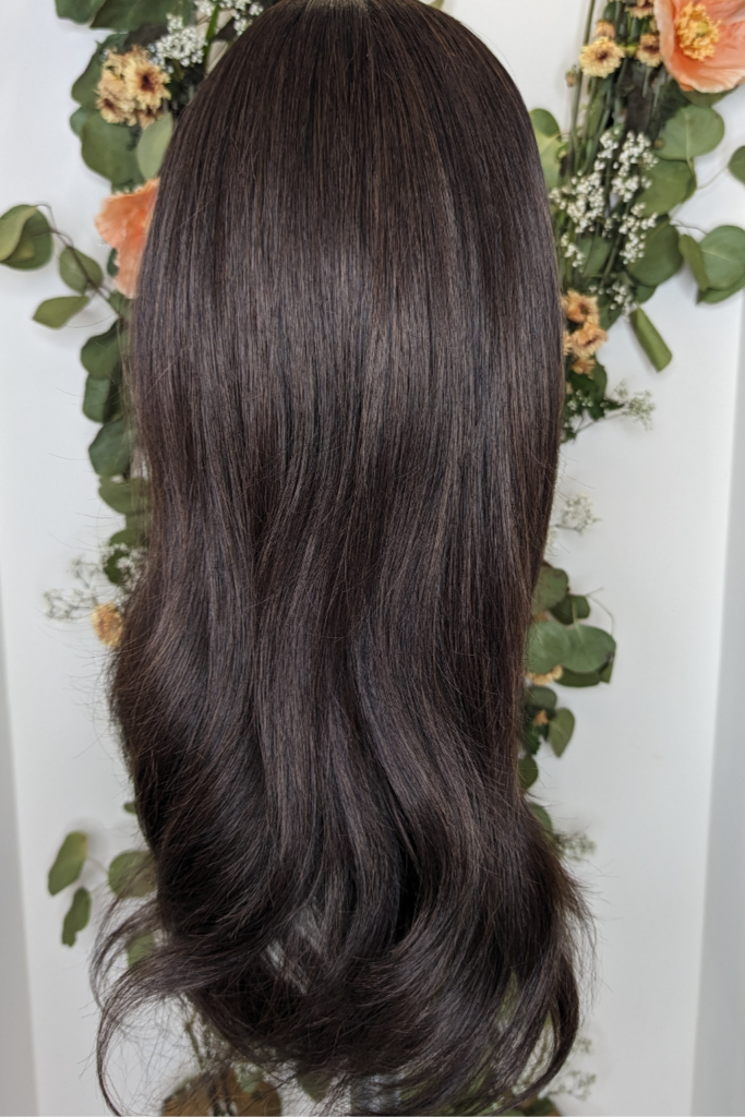 DARK BROWN | Lux Synthetic Headband Wig By Encelia