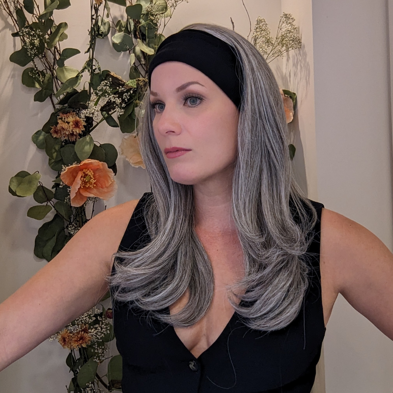 Headband Wig • Luxury Synthetic • Hand Tied | Encelia Hair