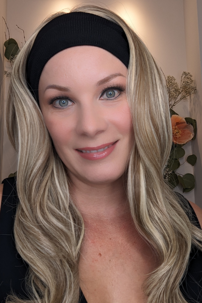 BEIGE BLONDE | Lux Synthetic Headband Wig By Encelia