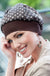 Clara Brown Polka Dot by Masumi Headwear | shop name | Medical Hair Loss & Wig Experts.