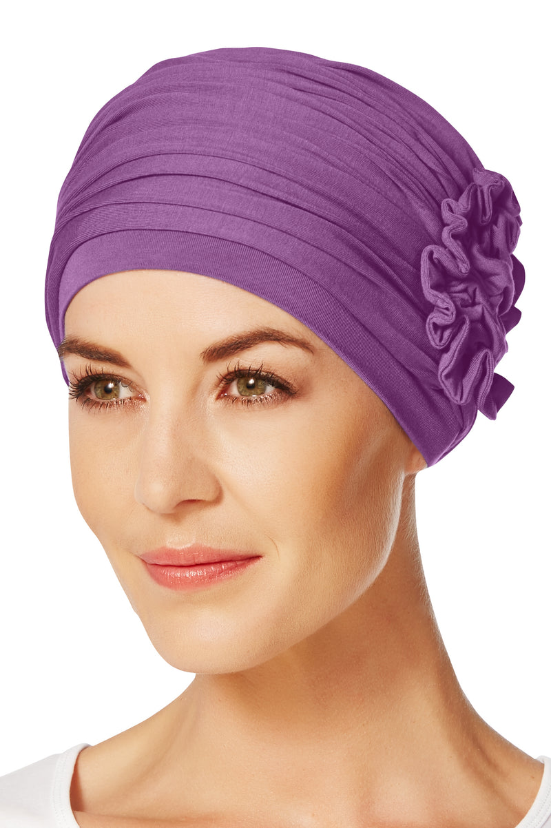 Lotus Turban by Christine Headwear (1003) | shop name | Medical Hair Loss & Wig Experts.
