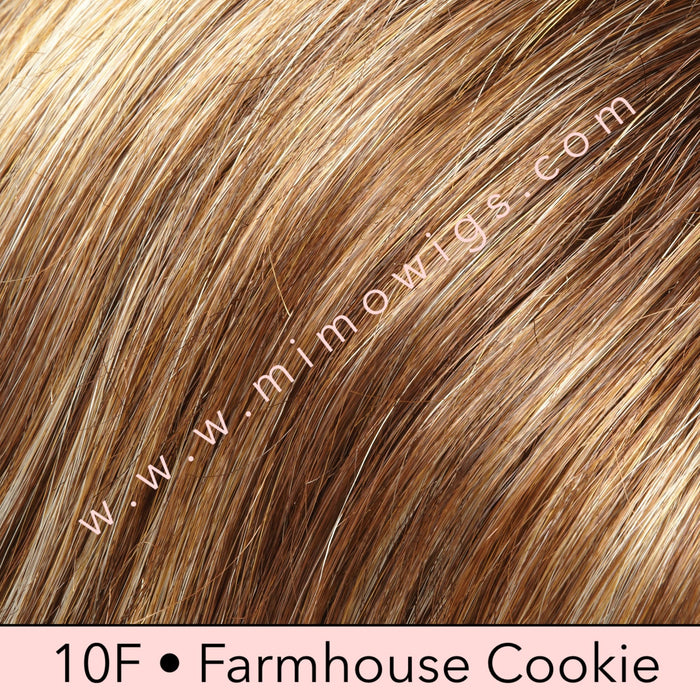 10F • FARMHOUSE COOKIE | Light Brown with Light Gold Blonde Highlights