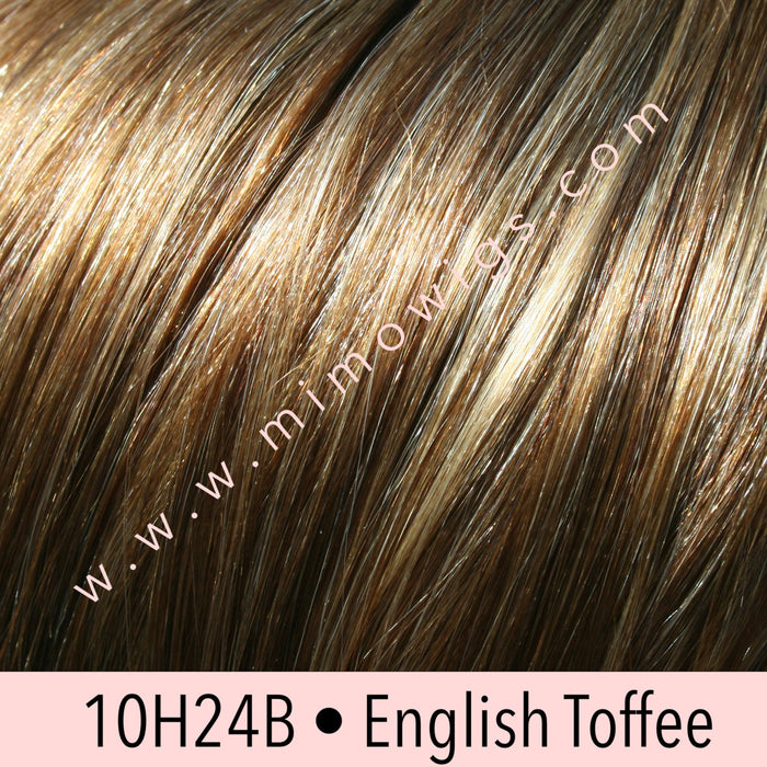 10H24B • ENGLISH TOFFEE | Light Brown with 20% Light Gold Blonde Highlights