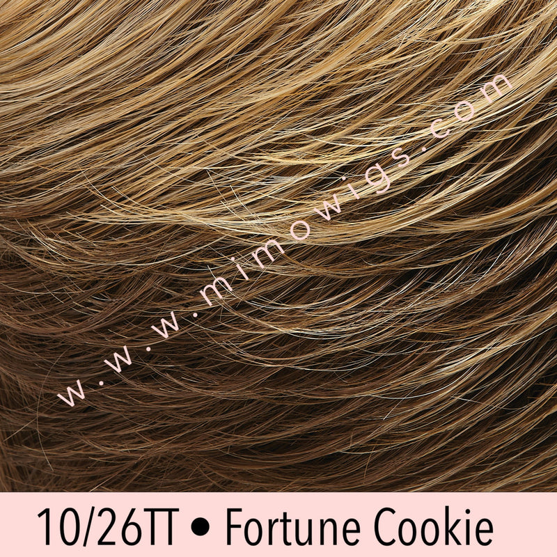 12FS8 • SHADED PRALINE | Light Gold Blonde & Pale Natural Blonde Blend + shaded with Dark Brown