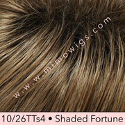 8F16 • ROCKY ROAD | Med Brown w/ Light Natural Blonde Highlights