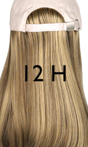 Black Hat with Classic Hair by Henry Margu | shop name | Medical Hair Loss & Wig Experts.