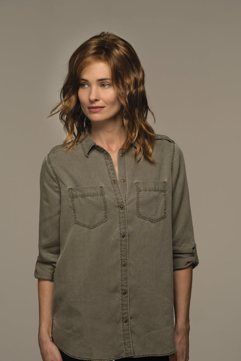 RH14 /88-RT8 ••• Dark Blonde with Lightest Blonde Highlights & Golden Brown Roots