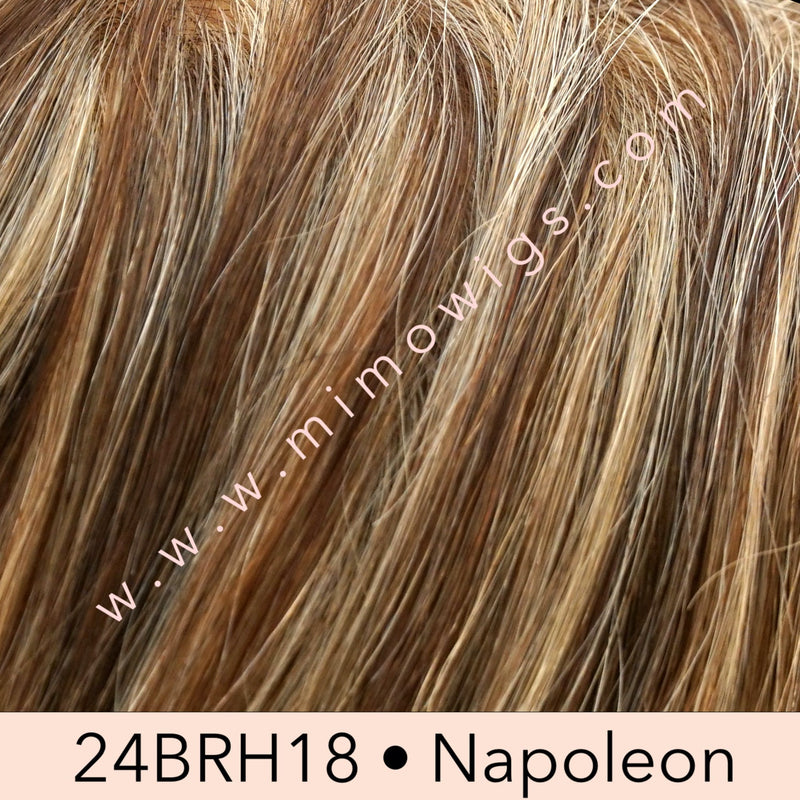 33RH29 • NUTMEG | Med Natural Red with 33% Light Red-Gold Blonde Highlights