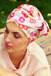 Sapphire Boho Turban Set (PATTERNED) by Christine Headwear (3008) | shop name | Medical Hair Loss & Wig Experts.